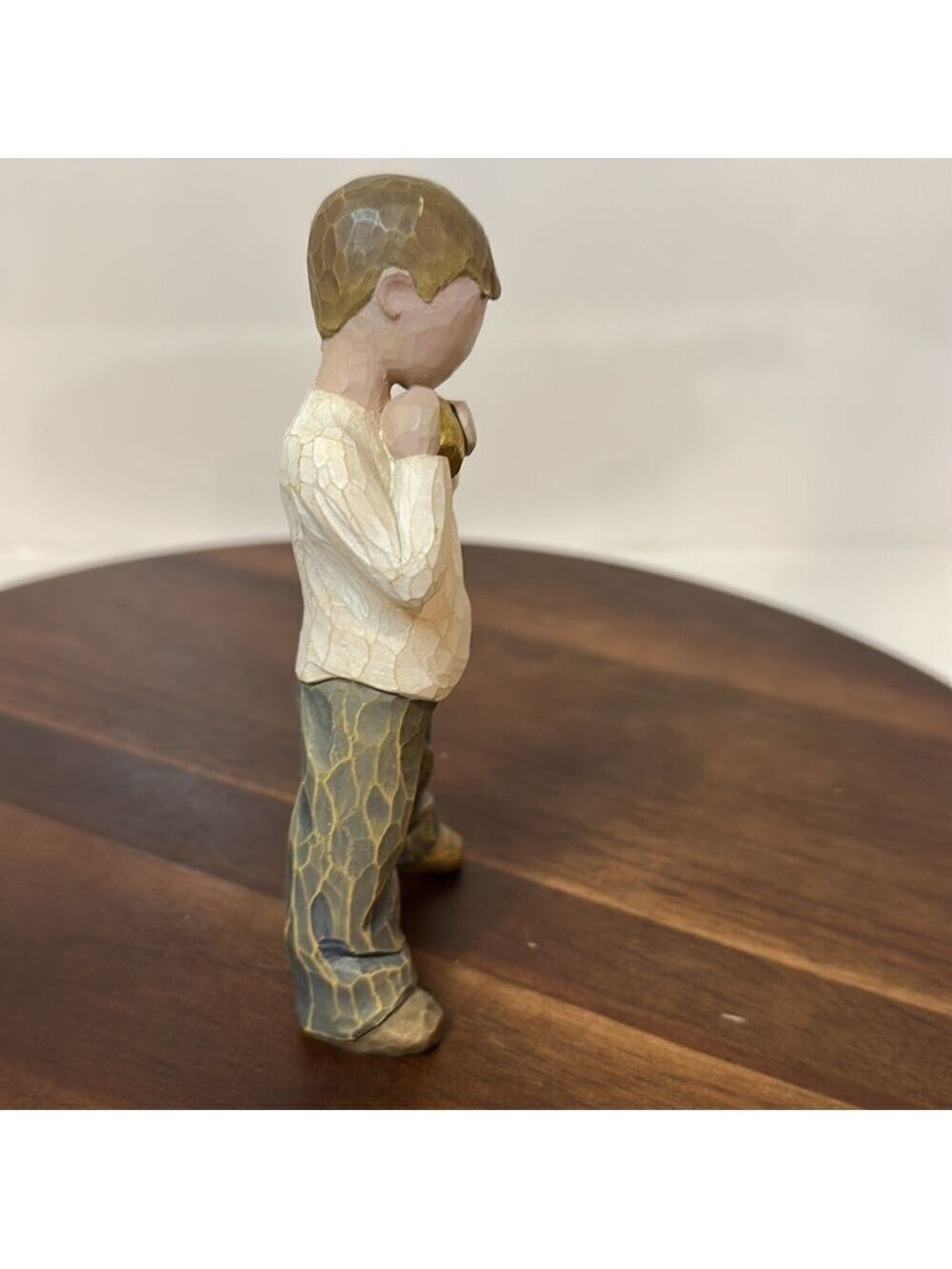 Willow Tree Boy Heart of Gold Figure Boy holding Heart Figurine - Picture 3 of 5